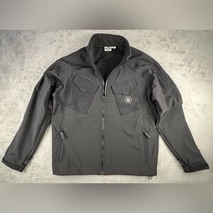 Kitanica Full Zip Tactical Jacket Softshell Mens Large Long Insulated USA Made